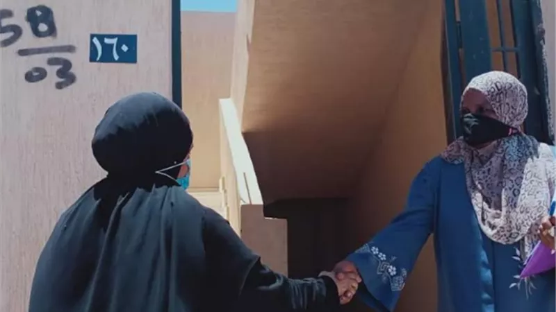 نقل وتسكين ٩ أسر من المناطق داعمة الخطورة برأس غارب