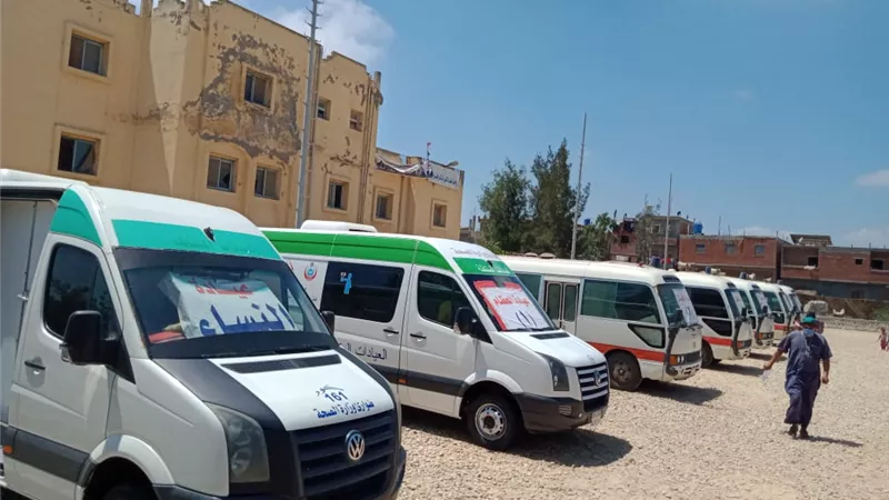 الكشف على 1371 مريض بقافلة طبية بقرية 49 الدرافيل مركز بلقاس