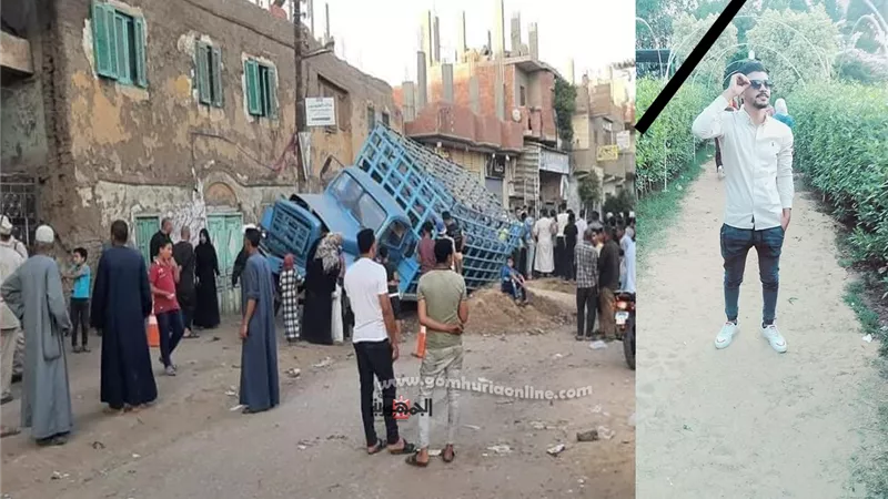 ننشر أول صورة لشهيد أعمال الحفر فى العراقية بالمنوفية .. انقلبت عليه سيارة الغاز ففارق الحياة فى الحال