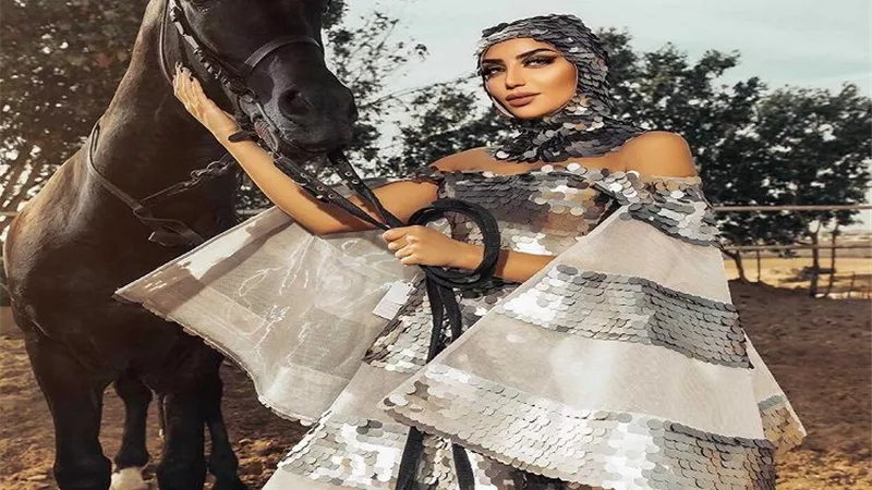 بالفضي.. خلود عز تتألق فى أحدث جلسة تصوير
