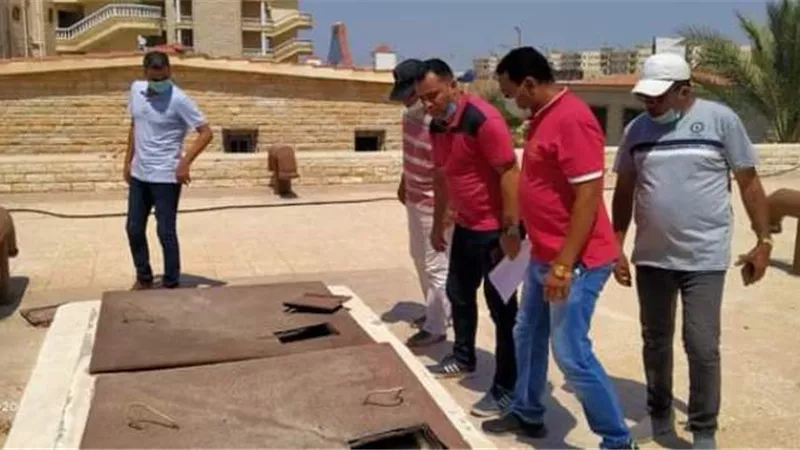 حملة للتفتيش علي القري الصحية بالساحل الشمالي
