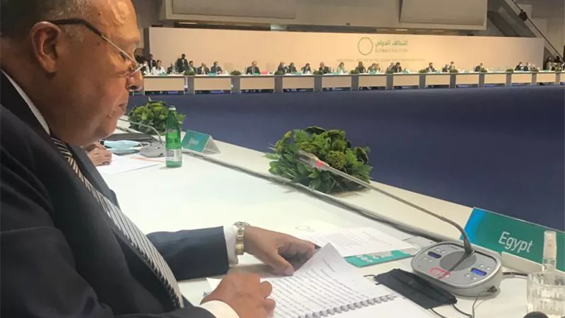 وزير الخارجية يُلقي كلمة مصر في الاجتماع الوزاري حول سوريا المنعقد في روما