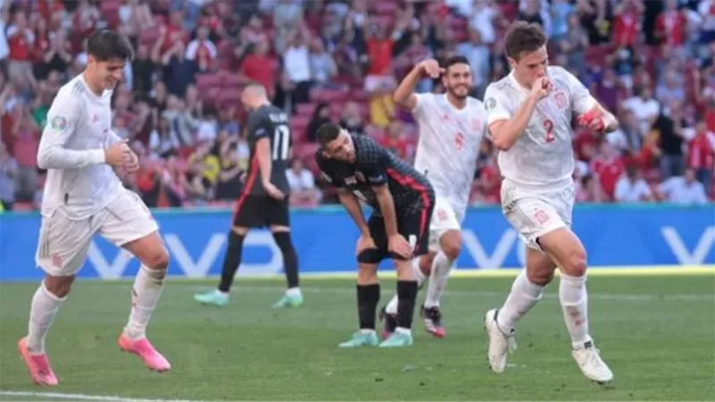 يورو2020.. إسبانيا تضرب كرواتيا بخماسية مثيرة وتتأهل لربع النهائي #فيديو