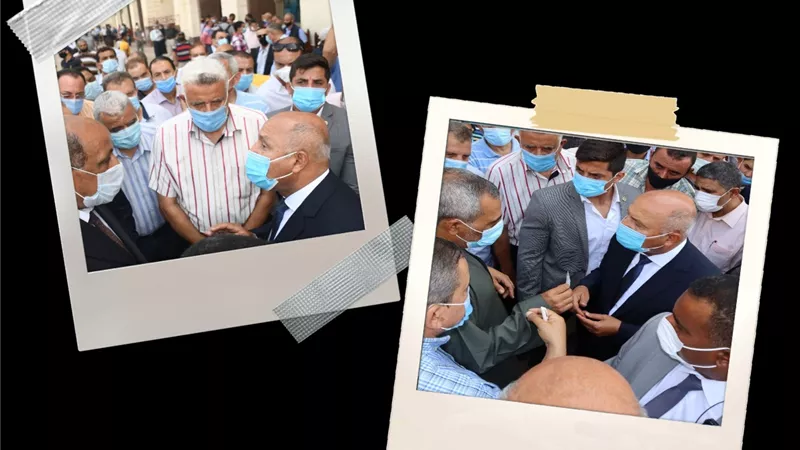 وزير النقل في جولة مفاجئة بمحطة مصر