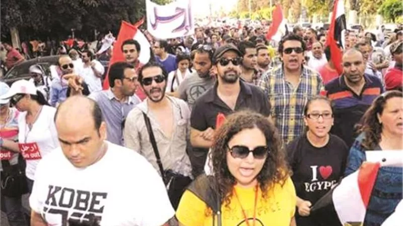 أهل الفن تقدموا الصفوف .. مسيرة وزارة الثقافة.. أول مسمار في نعش الإخوان