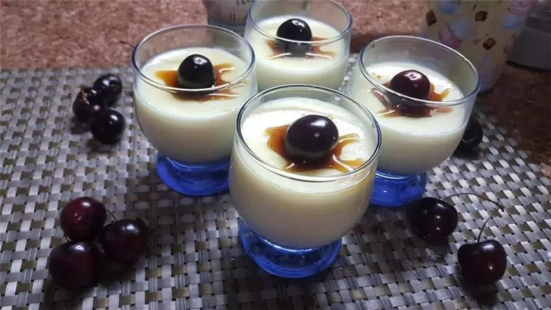 مهلبيه الكريم كراميل لذيذه ومنعشه للشيف نسرين مشعل.. مطبخ صابرين