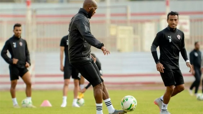 لاعبو الزمالك يخوضون تدريبات تأهيلية بمجمع الصالات
