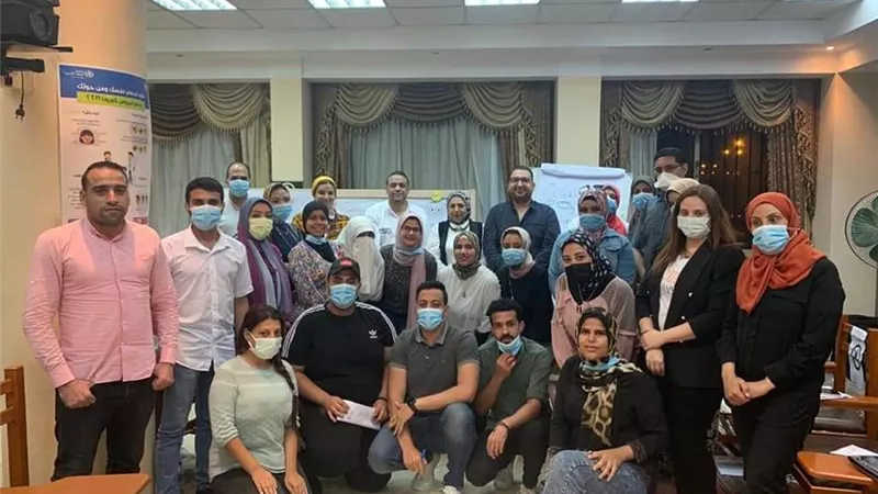 ختام الدورة التدريبية الاولي لاعداد كوادر شبابية في مشروع '' شباب ضد التحرش 