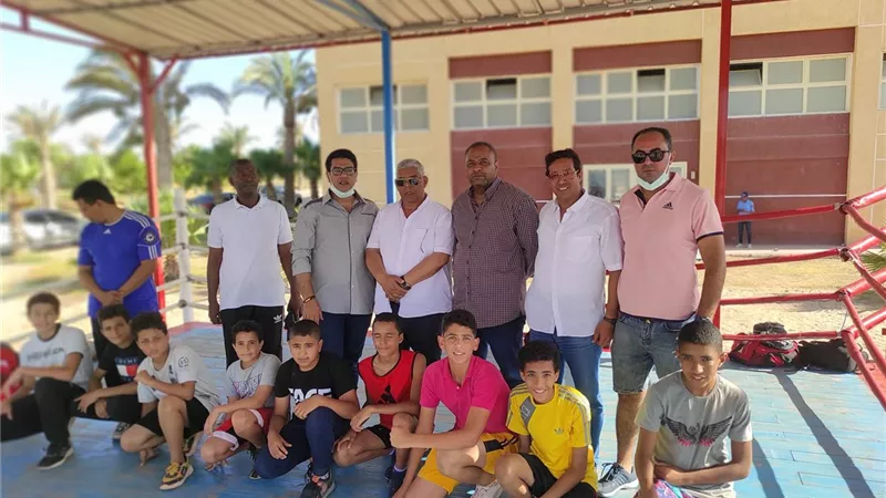 نواب جنوب سيناء يشيدون بالمنشأت الرياضية ولقاء بالبطل السباح يوسف جلال من فرسان الإرادة