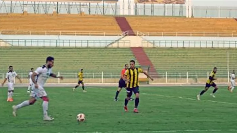 شوط أول سلبي بين المقاولون وطلائع الجيش بالدورى