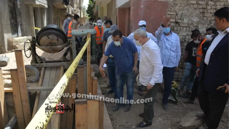 محافظ الأقصر يتفقد عدد من المشروعات بمركز ومدينة البياضية