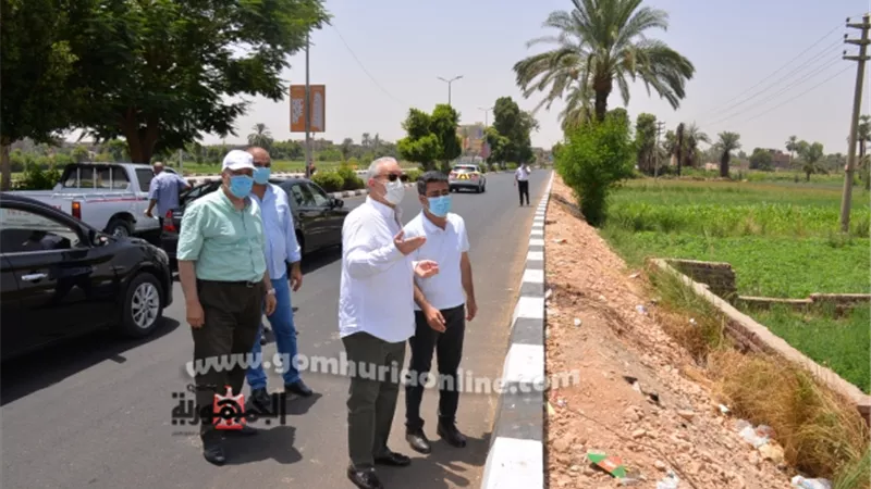 محافظ الاقصر يتفقد مشروعات حياة كريمة بقرى مركز القرنة