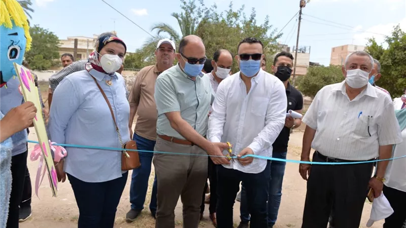 الشيخ والمليجى يتفقدان القافلة المتكاملة 