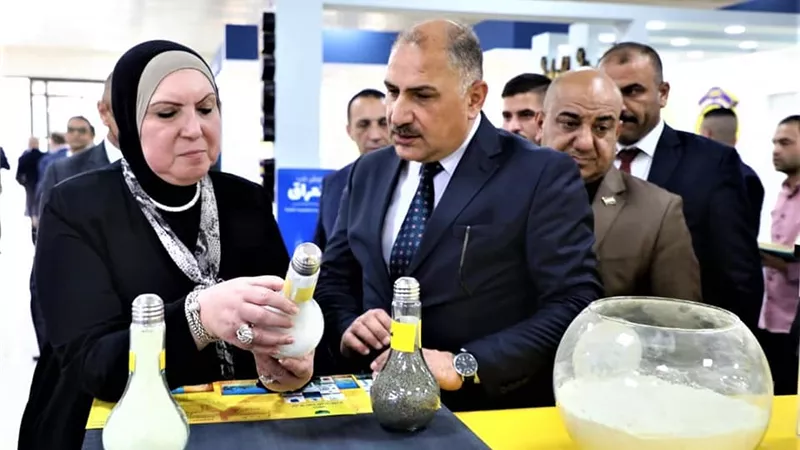 وزيرة التجارة تبحث مع اعضاء اتحاد الصناعات العراقى سبل تعزيز الشراكة الصناعية
