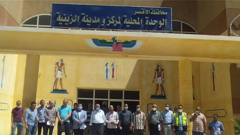 لقاء تنسيقى لمتابعة اعمال محور شمال الأقصر