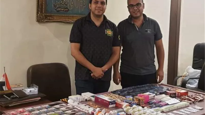 التفتيش الصيدلى يضبط ١٣١٦ عبوة وأقراص مهربة و مجهولة المصدر بالغردقة
