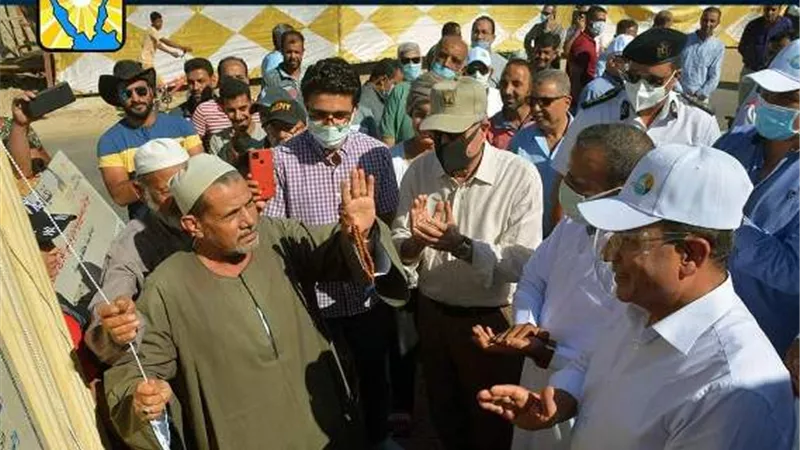 فودة ونصار يفتتحان طريق الوادي الرئيسي الجزارين في طور سيناء