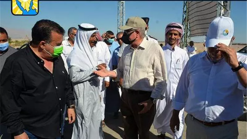 فودة ونصار يفتتحان توصيل التيار الكهربي لتجمع ابو حجاب بقرية الوادى في الطور