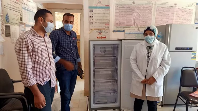 الفريق الوقائي يتابع استعدادات الحملة القومية للتطعيم ضد مرض شلل الأطفال بسانت كاترين وأبو زنيمه