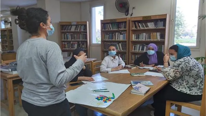 ورش وأنشطة فنية بقصر ثقافة الجيزة
