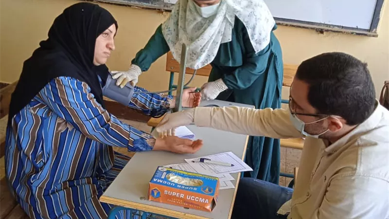 جامعة السادات تنظيم قافلة طبية بشرية إلى قرية نادر بالشهداء