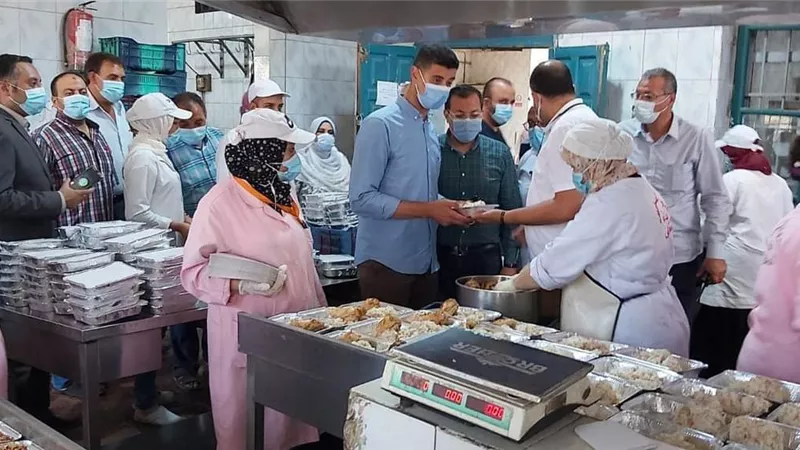 نائب محافظ القليوبية يتابع تنفيذ عدة مشروعات بالخانكة