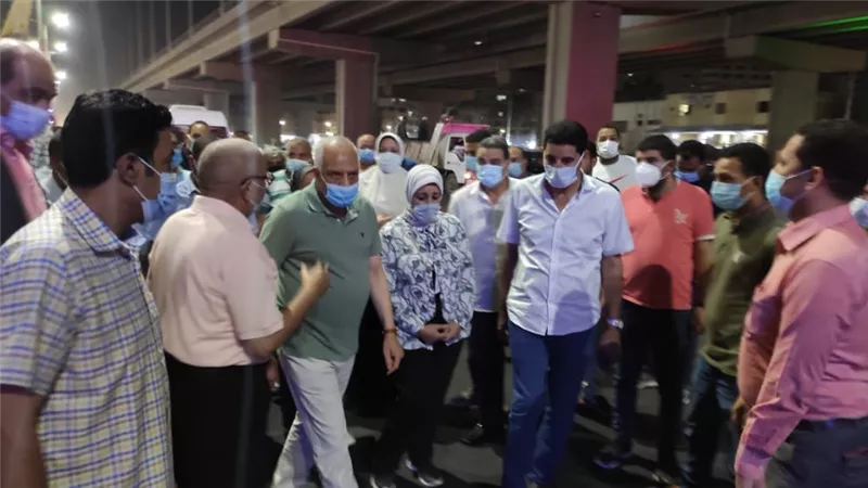 محافظ الجيزة يتفقد الهرم والطالبية والممشيى الجديد