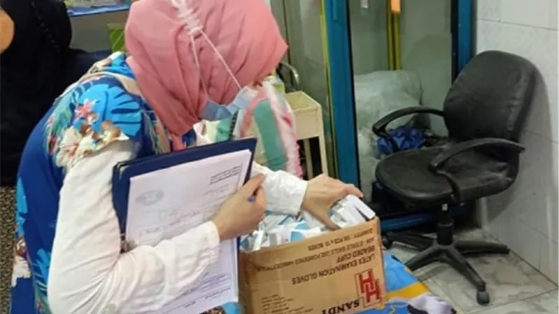 مداهمة المنشآت الطبية والغذائية المخالفة بالإسماعيلية ..صور