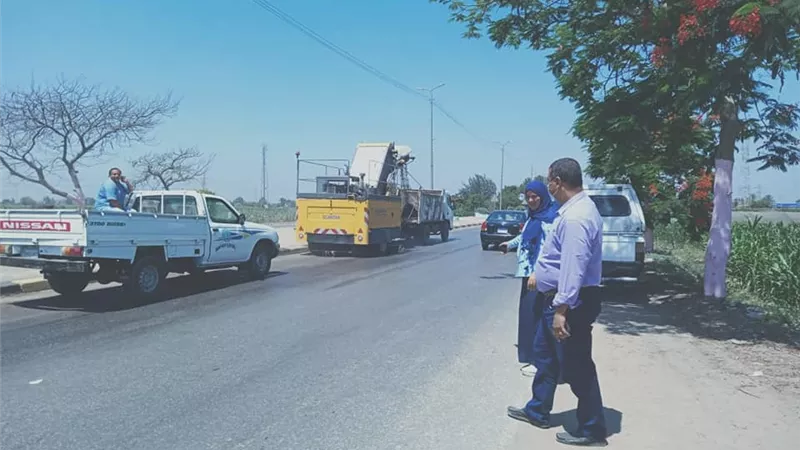 الانتهاء من رصف شارع البريد الجديد وتجهيز مقر للتحفظ على مركبات التوك توك المخالفة بقويســنا