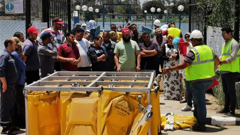 مجاهد: اجراءات وقائية لمحطات مياه الشرب بالقليوبية للتعامل مع تسرب الزيوت