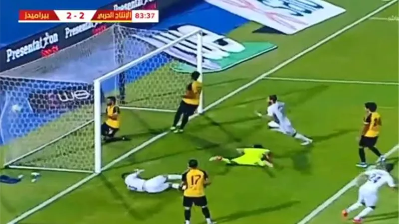 رأسية وادى تمكن بيراميدز من التعادل أمام الإنتاج الحربى