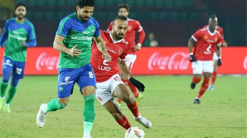 القنوات الناقلة للقاء الاهلى ومصر للمقاصة وموعد المباراة