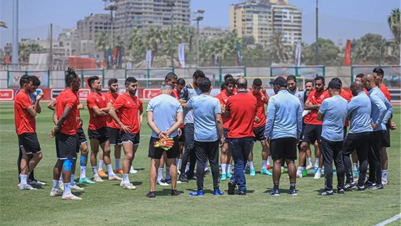 موسيمانى يعقد جلسة مع لاعبى الاهلى
