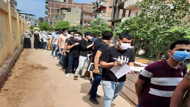 ٣٢ حالة غياب في الثانوية العامة بدمياط