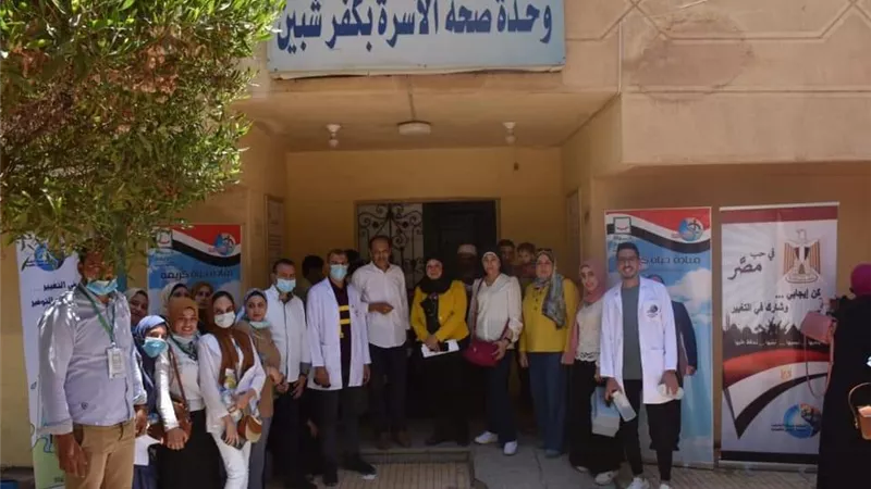 مياه القليوبية تطلق قافلة لتوعية أهالي شبين القناطر بمبادرة حياة كريمة