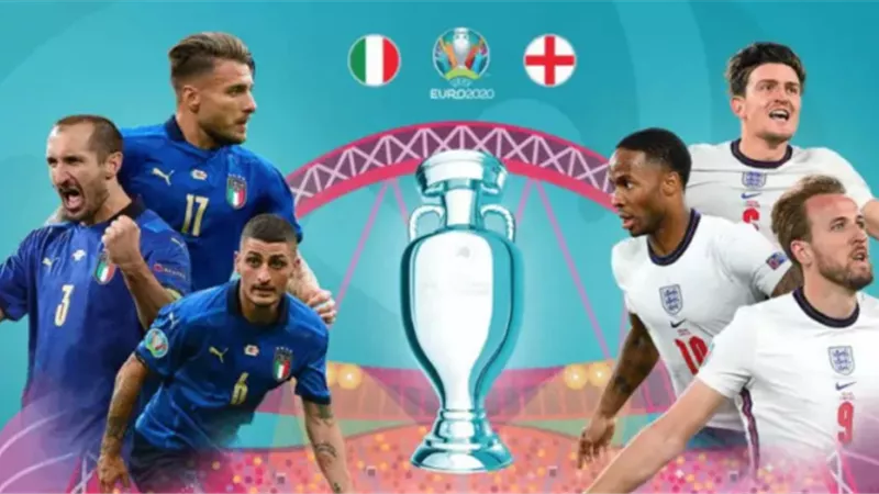 موعد مباراة نهائى يورو 2020 بين انجلترا وايطاليا والقنوات الناقلة