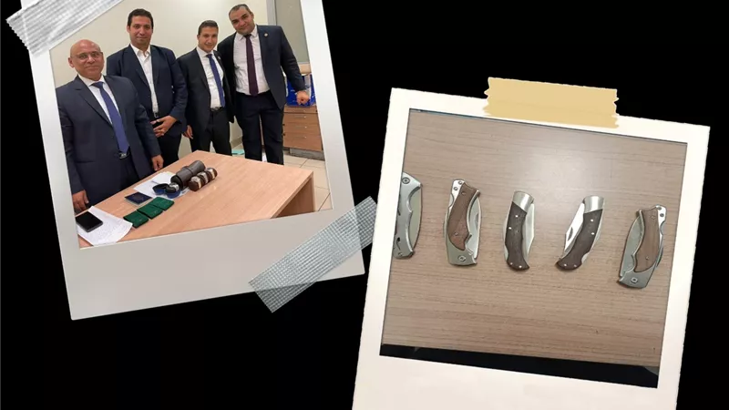 جمارك المطار تحبط تهريب كمية من الأسلحة البيضاء وساعات رولكس مع راكبين