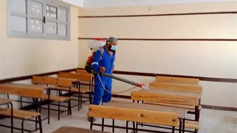 تطهير لجان امتحانات الثانوية بسيوة بعد انتهاء اليوم الاول
