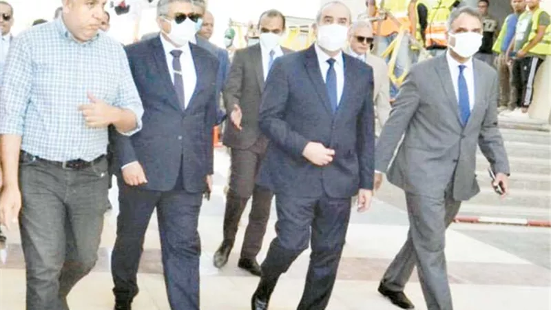 منار تفقد مقر وزارة الطيران بالعاصمة الإدارية