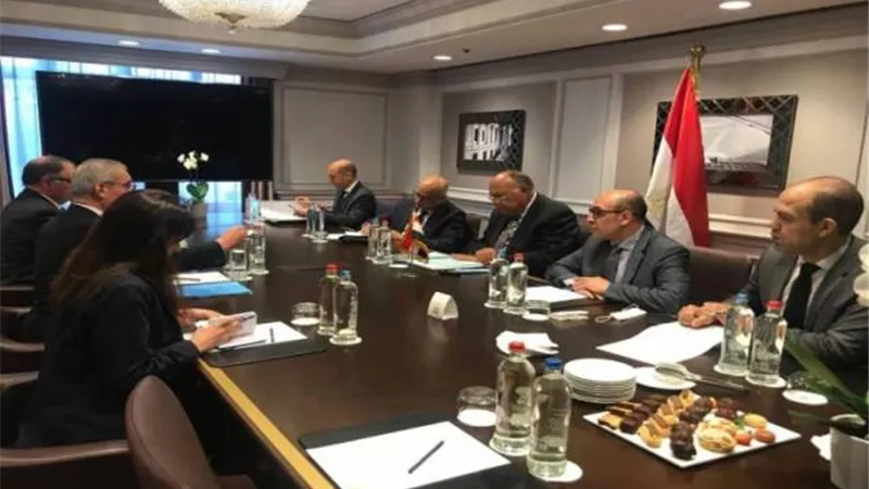 وزير الخارجية يبحث مع نظيره المالطى الأزمة الليبية ومكافحة الإرهابر والهجرة غير الشرعية