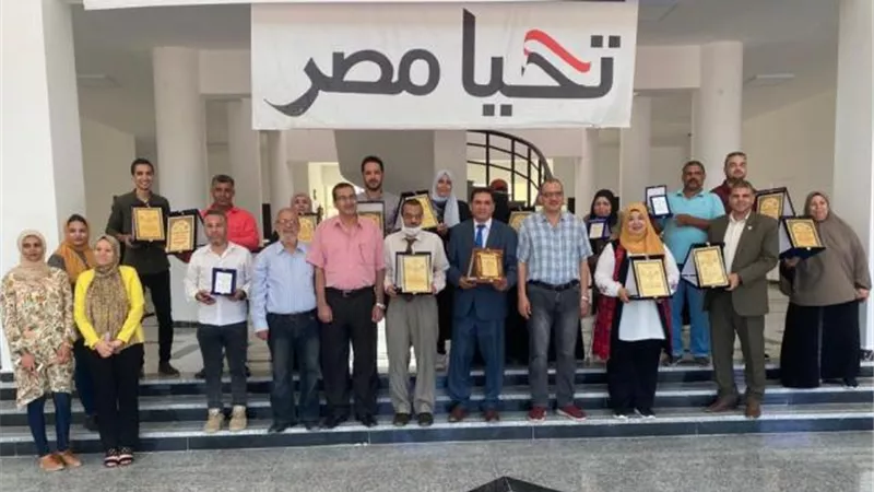 آداب العريش تحتفل بيوم الحصاد