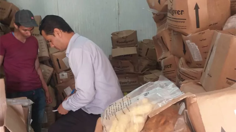 ضبط 2670 كيلو مصنعات لحوم غير صالح للاستهلاك الآدمي بالدقهلية