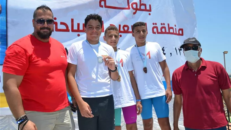 فى اليوم الأول:٦ ميداليات لفريق بنى سويف للسباحة