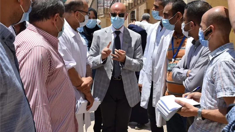 وكيل وزارة الصحة بالشرقية..التوسع فى حجرات العمليات بمستشفي ههيا المركزي