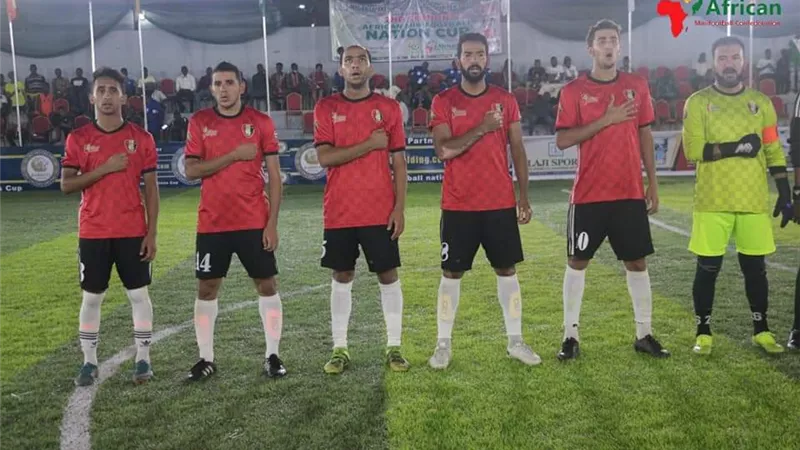 منتخب مصر للمينى فوتبول يكتسح الخيول البوركينية برباعية نظيفة