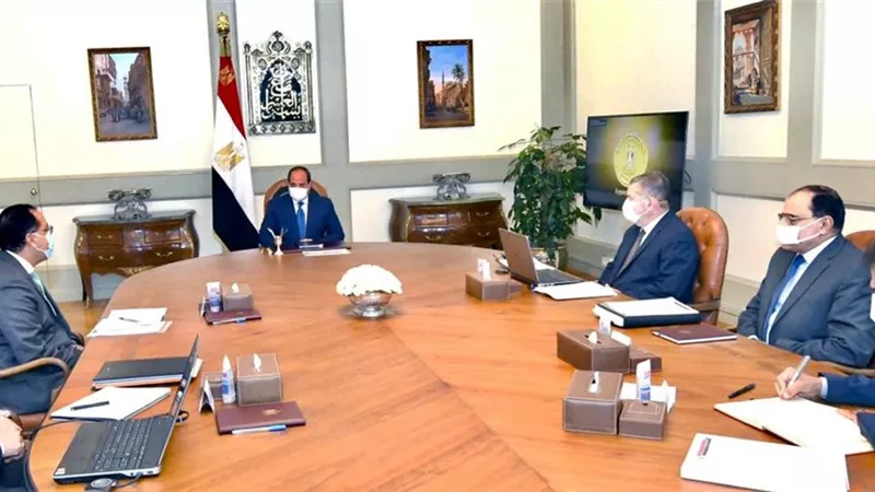 السيسي يبحث مع الحكومة الاستغلال الأمثل لأصول وأراضي القطاع العام