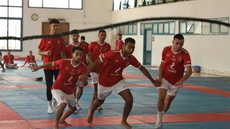 تدريبات بدنية لفريقي 