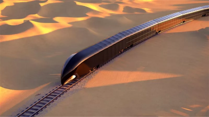 قطار يشبه القصر على قضبان حديد بأعلى تصميم زجاجى يتكلف 350 مليون دولار.. صور