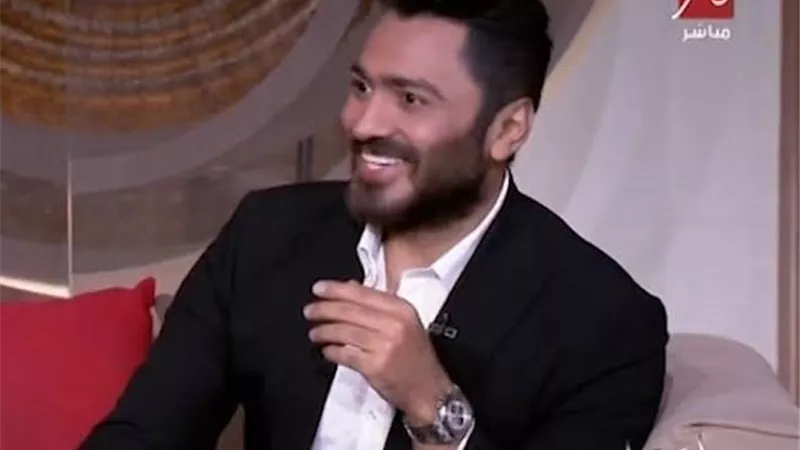 ابرز التصريحات المثيرة من تامر حسنى مع عمرو اديب
