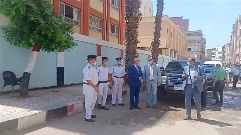 مدير أمن كفرالشيخ يتفقد محيط اللجان